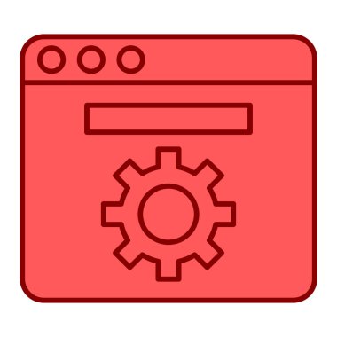 Web simgesi vektör illüstrasyonu