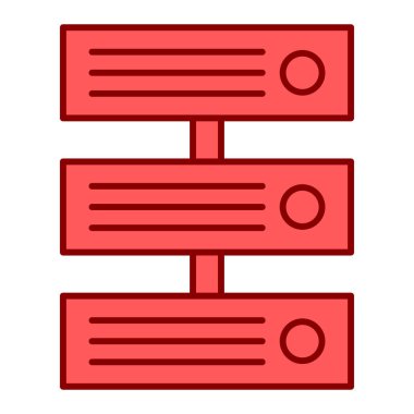 veri depolama simgesi vektör illüstrasyonu