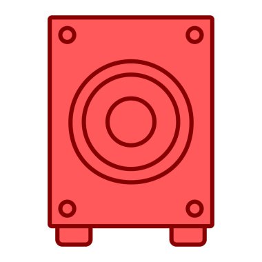 Müzik çalar simgesinin vektör illüstrasyonu