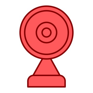 Webcam kutsal kişilerin resmi. Vektör çizim