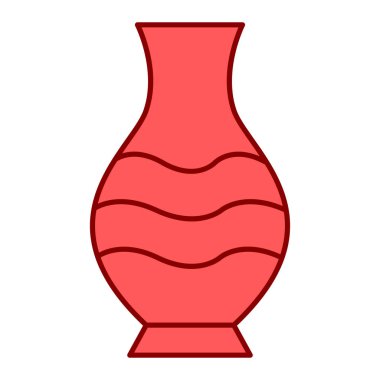 vazo simgesi. vektör illüstrasyonu