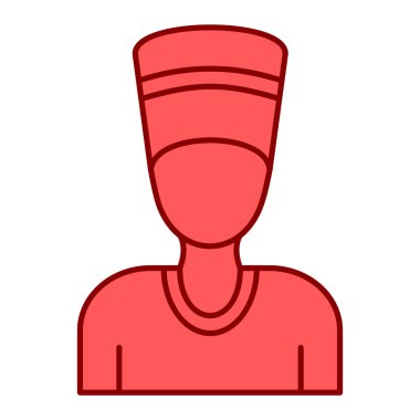 Pharoon, web simgesi basit illüstrasyon