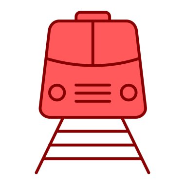 tren simgesi vektör illüstrasyonu