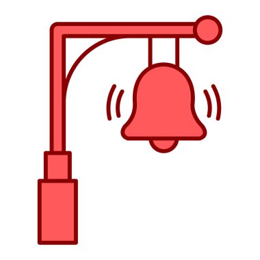 Çan simgesi vektör illüstrasyonu