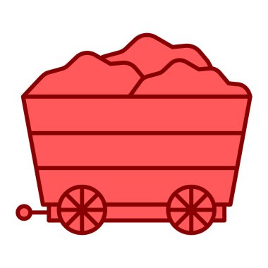 Sepet simgesi vektör çizimi olan çiftlik el arabası