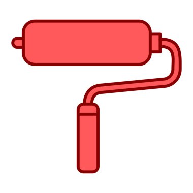 Boya silindiri ikonu. vektör illüstrasyonu