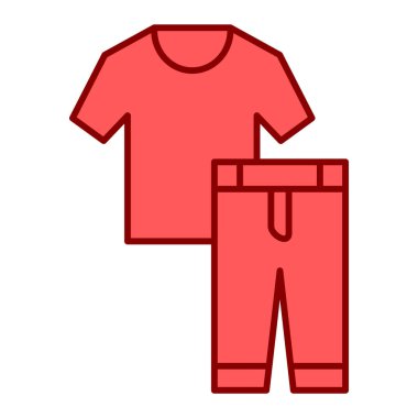 Elbise giymiş bir kadının vektör çizimi