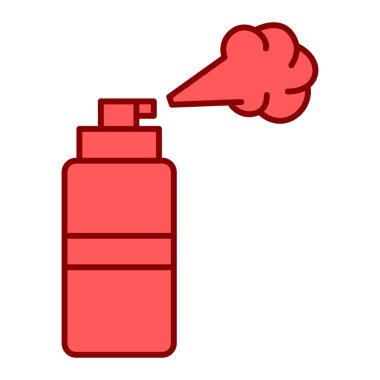 Sprey şişe ikonu. Web için bomba vektör simgelerinin özet çizimi