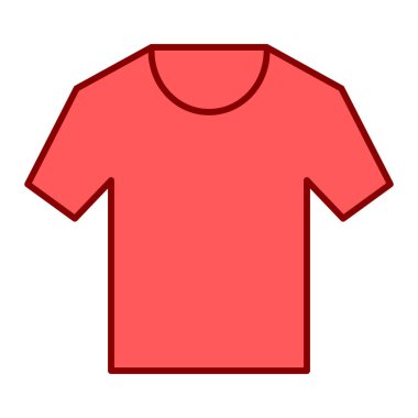 Tişört ikonu. vektör illüstrasyonu