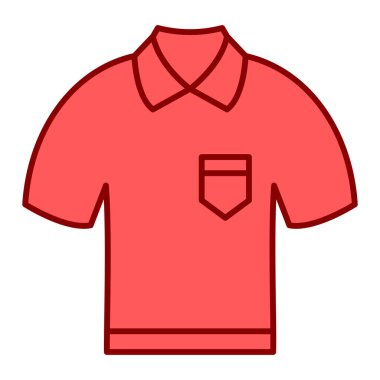 Kumaş simgesi, düz dizayn, vektör