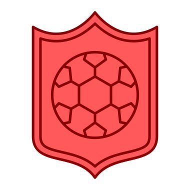 futbol topu ikonu vektör illüstrasyon grafik tasarımı