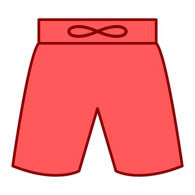 Bir spor kıyafetinin vektör illüstrasyonu