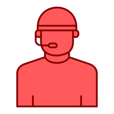 Adam avatar ikonu. Taslak işçi insan vektör çizimi. beyaz arkaplanda izole