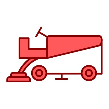 Bir robot simgesinin vektör illüstrasyonu