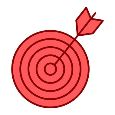 ok simgesi vektör illüstrasyon tasarımı olan hedef