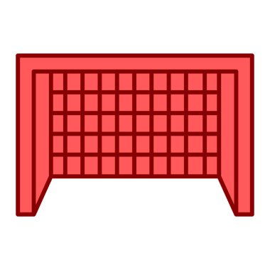 Tenis kortu ikonu. Web için beysbol raket vektör simgelerinin düz çizimi