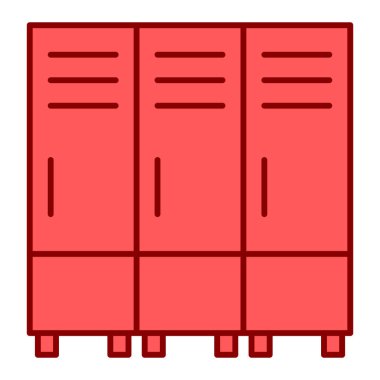 Modern mobilya simgesinin vektör illüstrasyonu