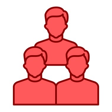 İnsanlar avatar simgesi. düz dizayn