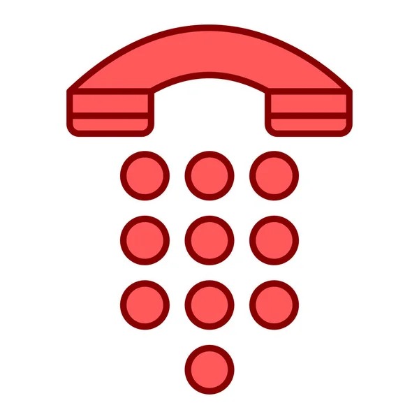 Telephone Icon Vector Illustration — Stock Vector