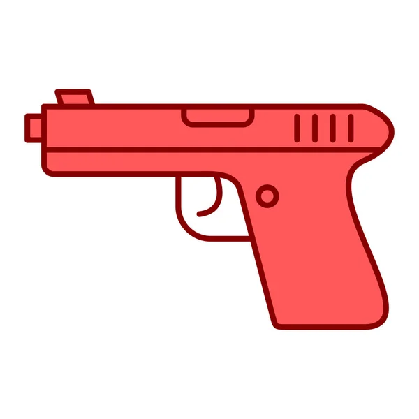 Pistool Icoon Vectorillustratie — Stockvector