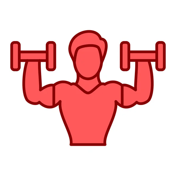 Fitness Estilo Vida Saludable Concepto Ilustración Vectorial — Vector de stock