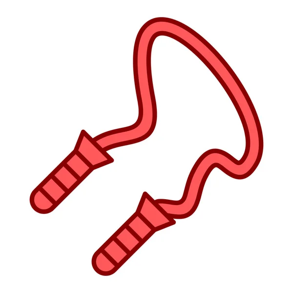 Seilspringen Web Symbol Einfache Illustration — Stockvektor
