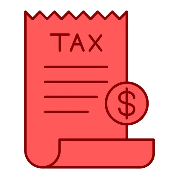 Pagamento Impostos Design Simples — Vetor de Stock