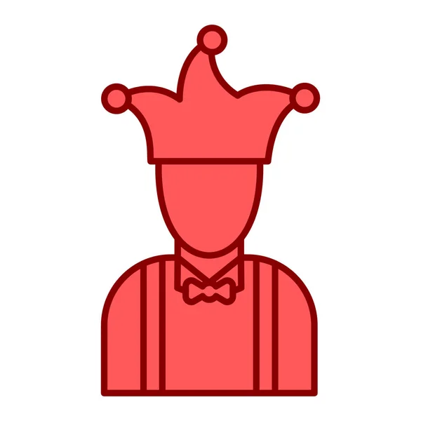 Βασιλιάς Κεφάλι Εικονίδιο Εικονίδιο Διανυσματική Απεικόνιση Σχεδιασμό — Διανυσματικό Αρχείο