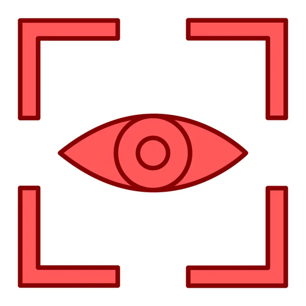 Eye Vector Icon Modern Simple Illustration — Stock Vector