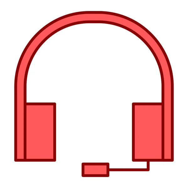 Kopfhörer Icon Vektor Illustration — Stockvektor