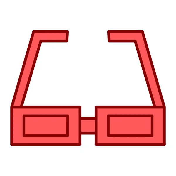 Brillensymbol Cartoon Illustration Von Sonnenbrillen Vektor Symbolen Für Das Web — Stockvektor