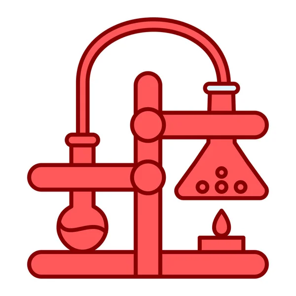 Вектор Иконок Химического Лабораторного Оборудования Знак Насоса Микроскопа Иллюстрация Изолированного — стоковый вектор