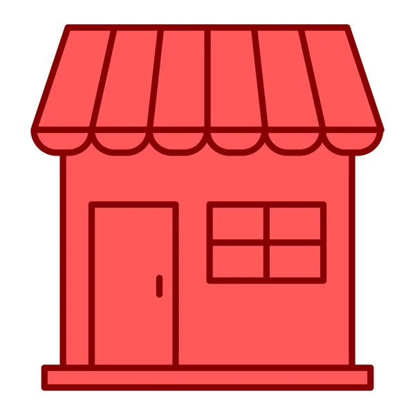 Tienda Icono Web Vector Ilustración — Archivo Imágenes Vectoriales