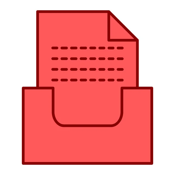 File Folder Simple Design — Stock Vector