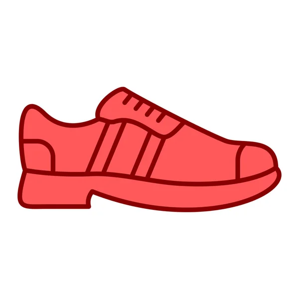 Icono Del Zapato Vector Ilustración — Archivo Imágenes Vectoriales