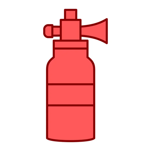 Ikona Hasicího Přístroje Obrys Ilustrace Vektorových Ikon Láhve Vody Pro — Stockový vektor