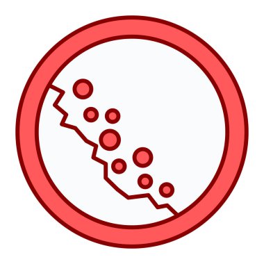 Modern yol simgesinin vektör illüstrasyonu 