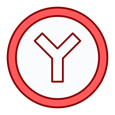 beyaz arkaplanda izole edilmiş işaret simgesi vektörü