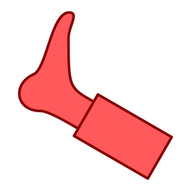 feet, web simgesi basit illüstrasyon