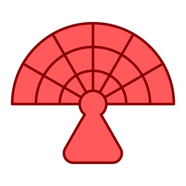 Klima ikonu vektörü. İnce çizgi sembolü. Beyaz arkaplanda kalite çizimi izole edildi