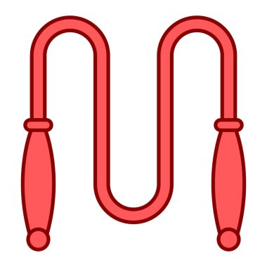 Kırmızı karabina simgesi. beyaz arkaplanda izole edilmiş web tasarımı için lastik bot vektör çizimi çizimi