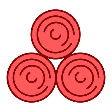 İzole edilmiş tek yiyecek ve içecek işaretinin vektör çizimi. bisküvi ve bitki sembolü koleksiyonu