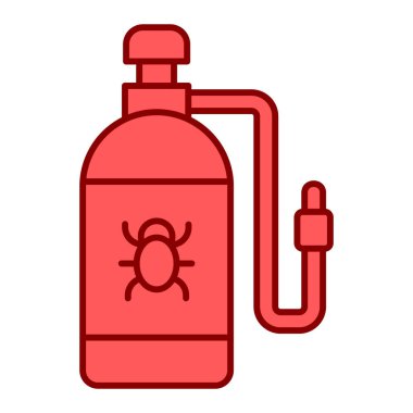 Yangın söndürme ikonu. Web için gaz maskesi vektör simgelerinin özet çizimi