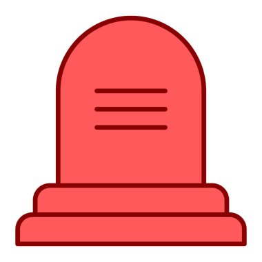 mezar. Web simgesi basit tasarım