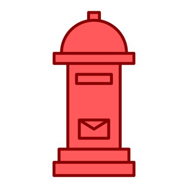 posta kutusu simgesi basit bir şekilde izole edilmiş arkaplan