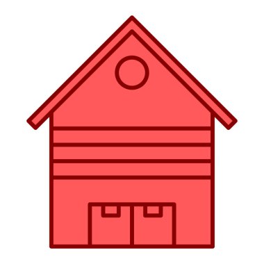 ev binası ikon vektör illüstrasyon tasarımı