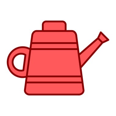 Su kutusu simgesi. Web tasarımı için çaydanlık vektör simgelerinin özet çizimi