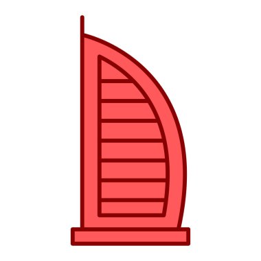 Modern yapı simgesinin vektör illüstrasyonu