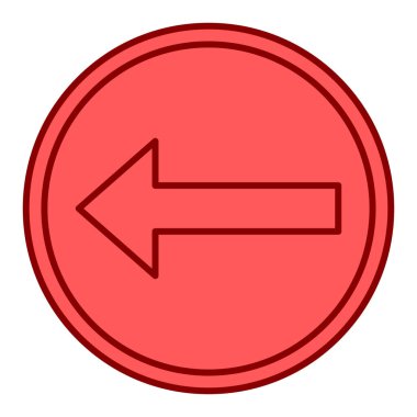 ok işareti simgesi, vektör çizimi