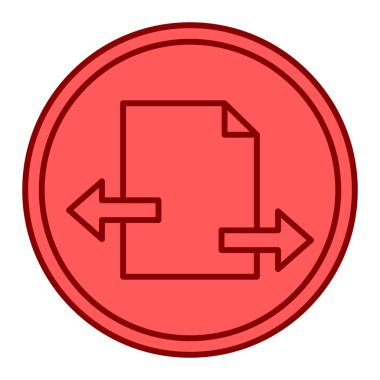 İndirme simgesinin vektör illüstrasyonu